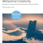 Event poster. Metaverse Creativity (cropped)