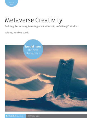 Event poster. Metaverse Creativity (cropped)