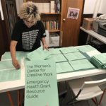 A woman arranging The Women’s Center for Creative Work Emergency Health Grant Resource Guide (150x150)Emergency Health Grant Resource Guide