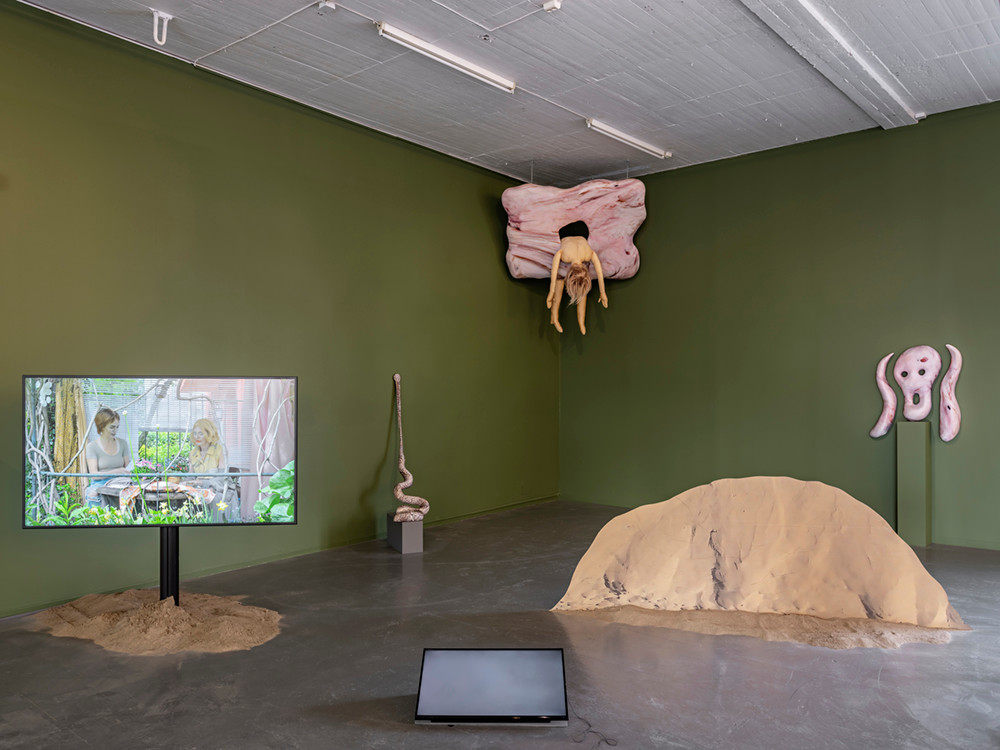 View of Åsa Cederqvist’s installation Mama Dada Gaga, 2019, at Momentum. Photo Vegard Kleven.