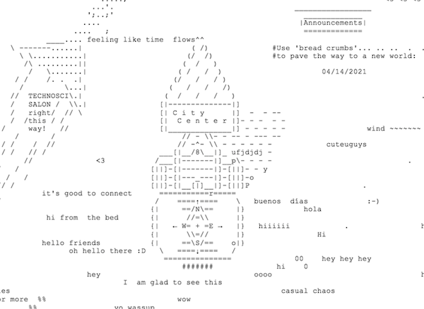 ASCII art poster